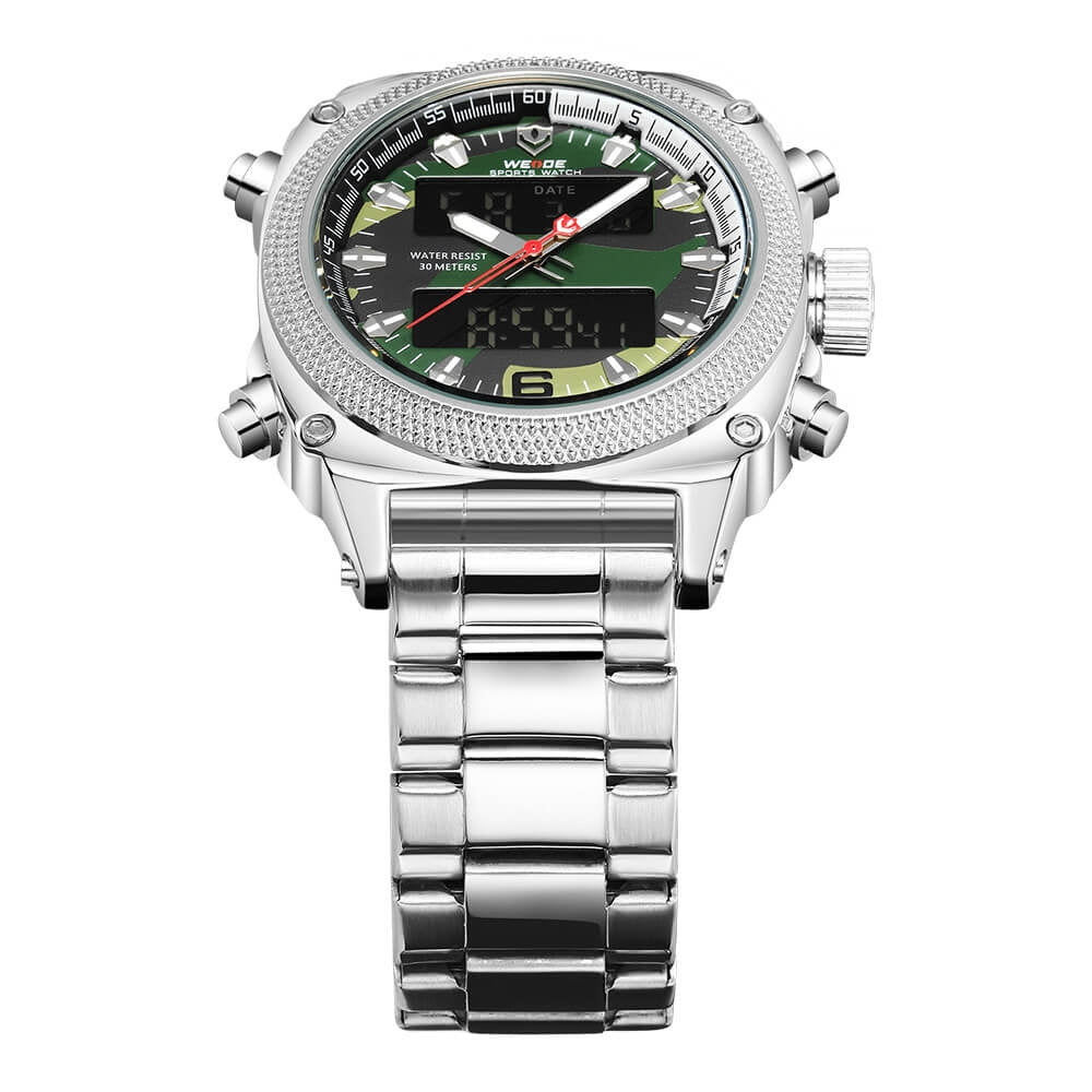 WEIDE Artiler Steel Camo Watch