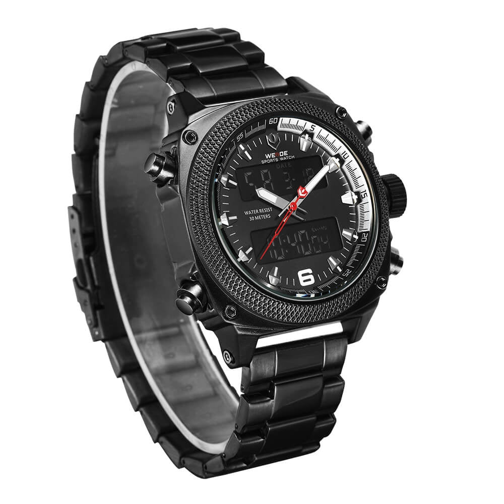 WEIDE Artiler Ion Steel Black Watch