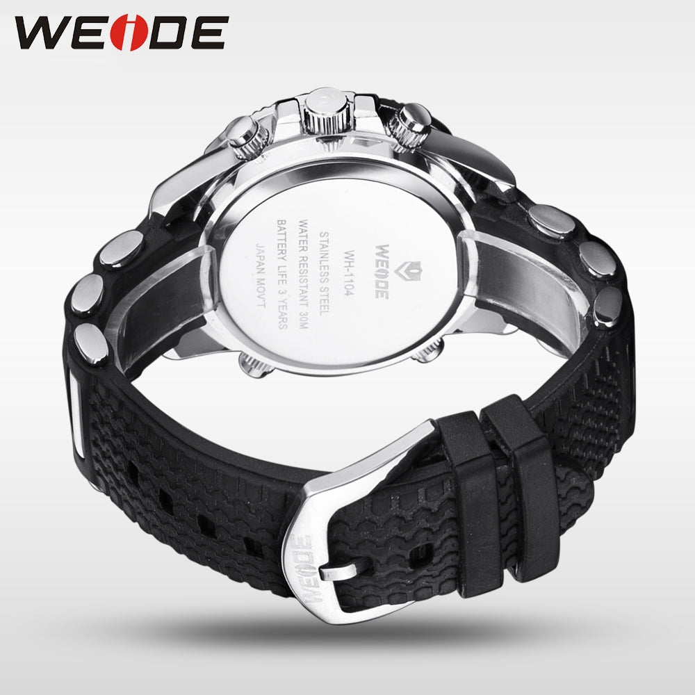 WEIDE Rainmaker Sport Steel Infused Rose Gold Trim Watch