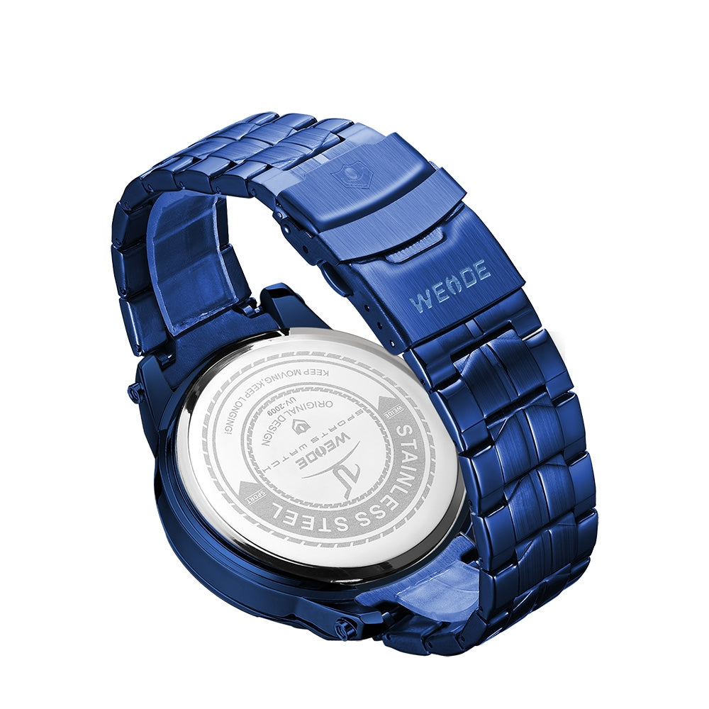 WEIDE Brake Steel Ionic Blue Street Racer Watch
