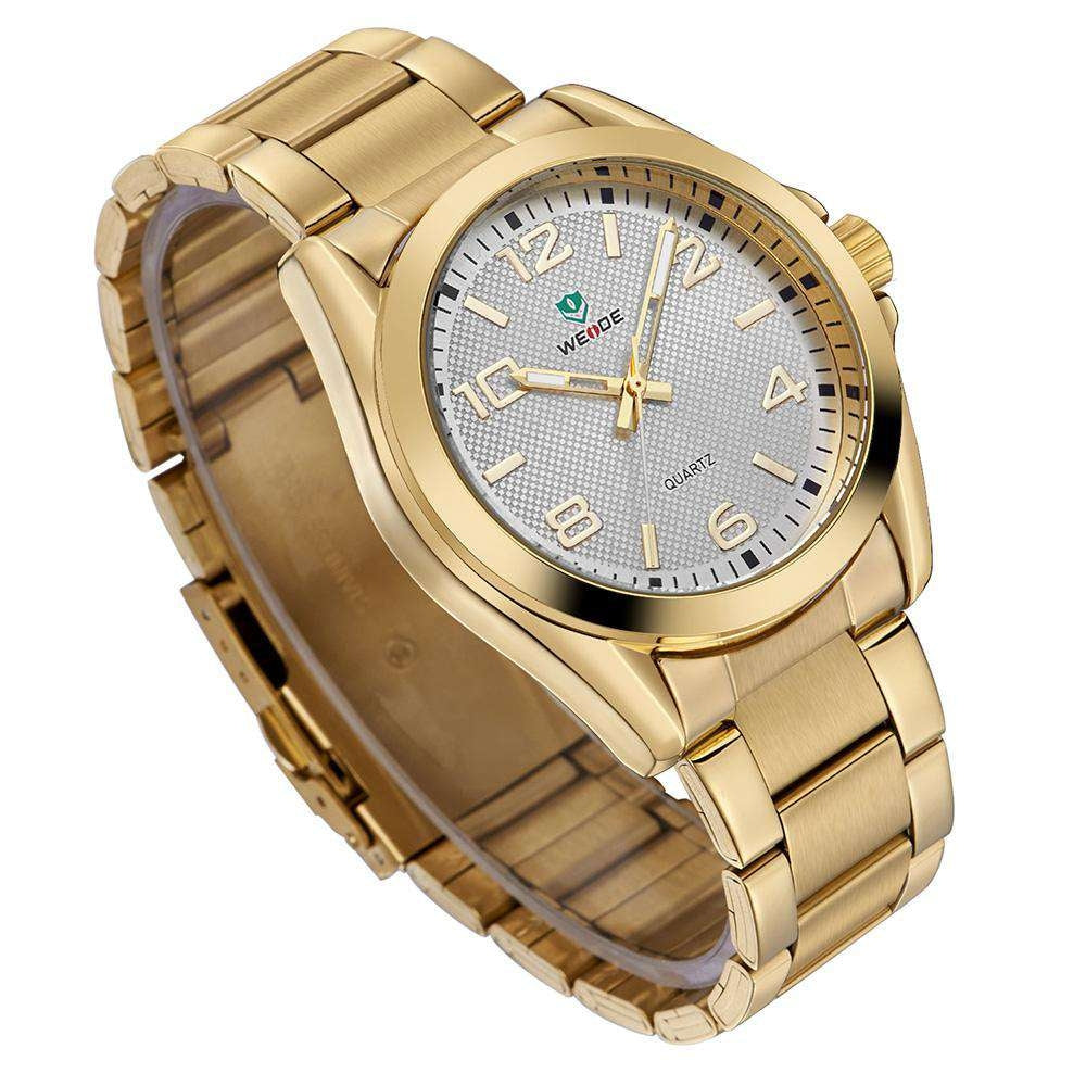 WEIDE Classic Quartz 40mm Gold Edition Honey Watch