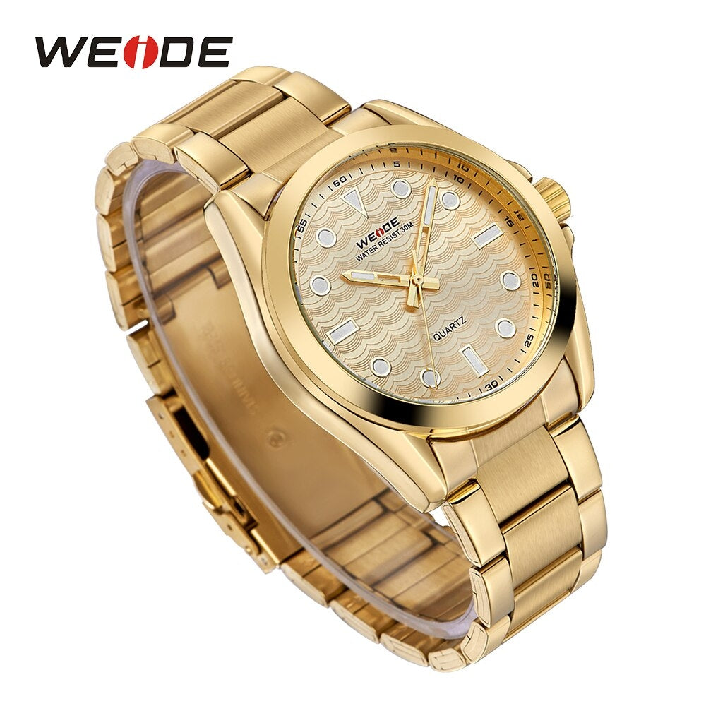 WEIDE Classic Quartz 40mm Gold Edition Syrup Watch