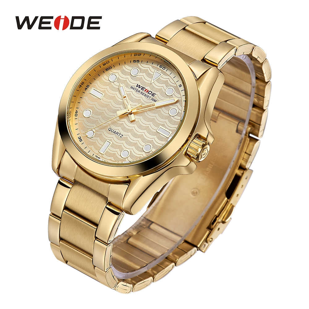 WEIDE Classic Quartz 40mm Gold Edition Syrup Watch