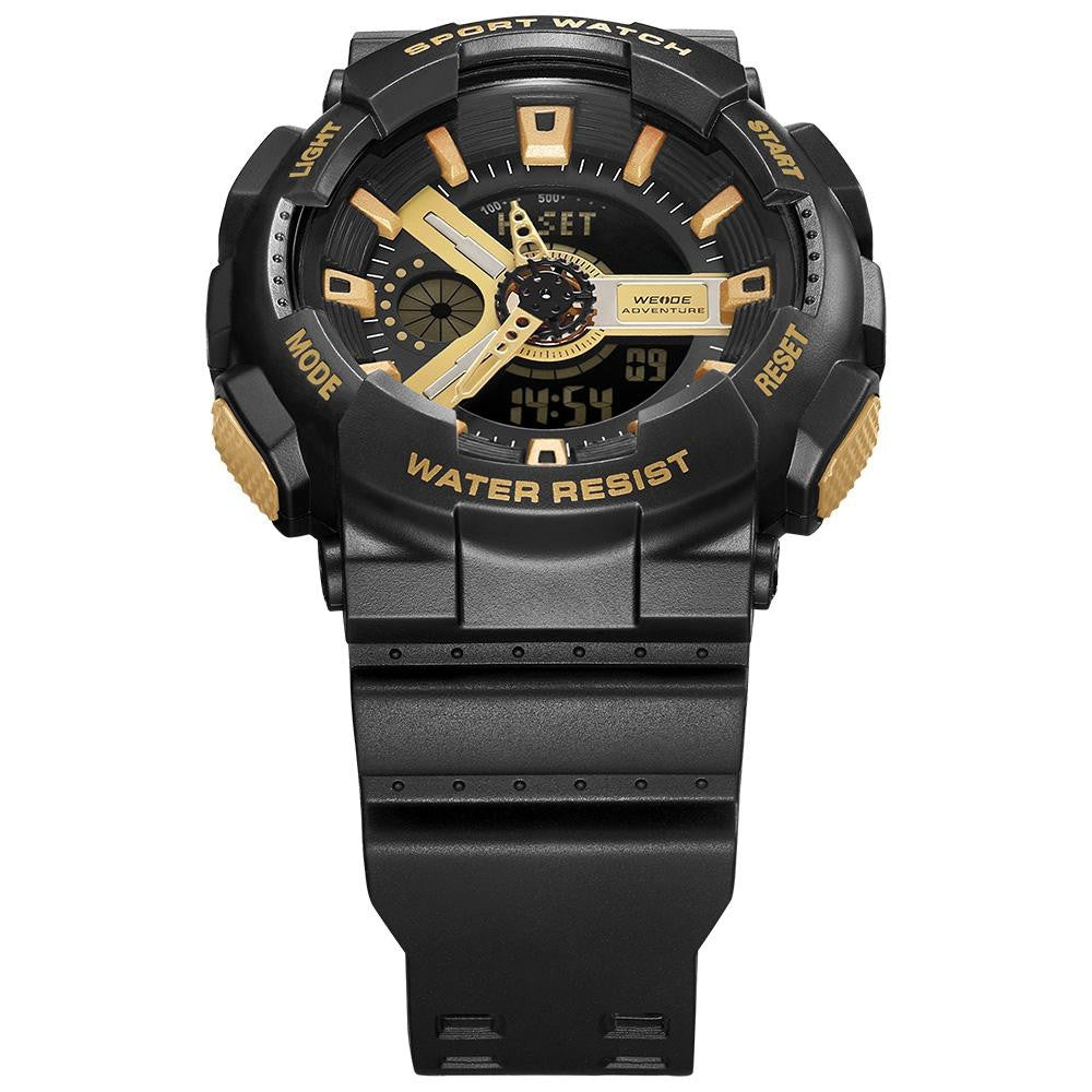 WEIDE Bullseye Black/Gold Watch