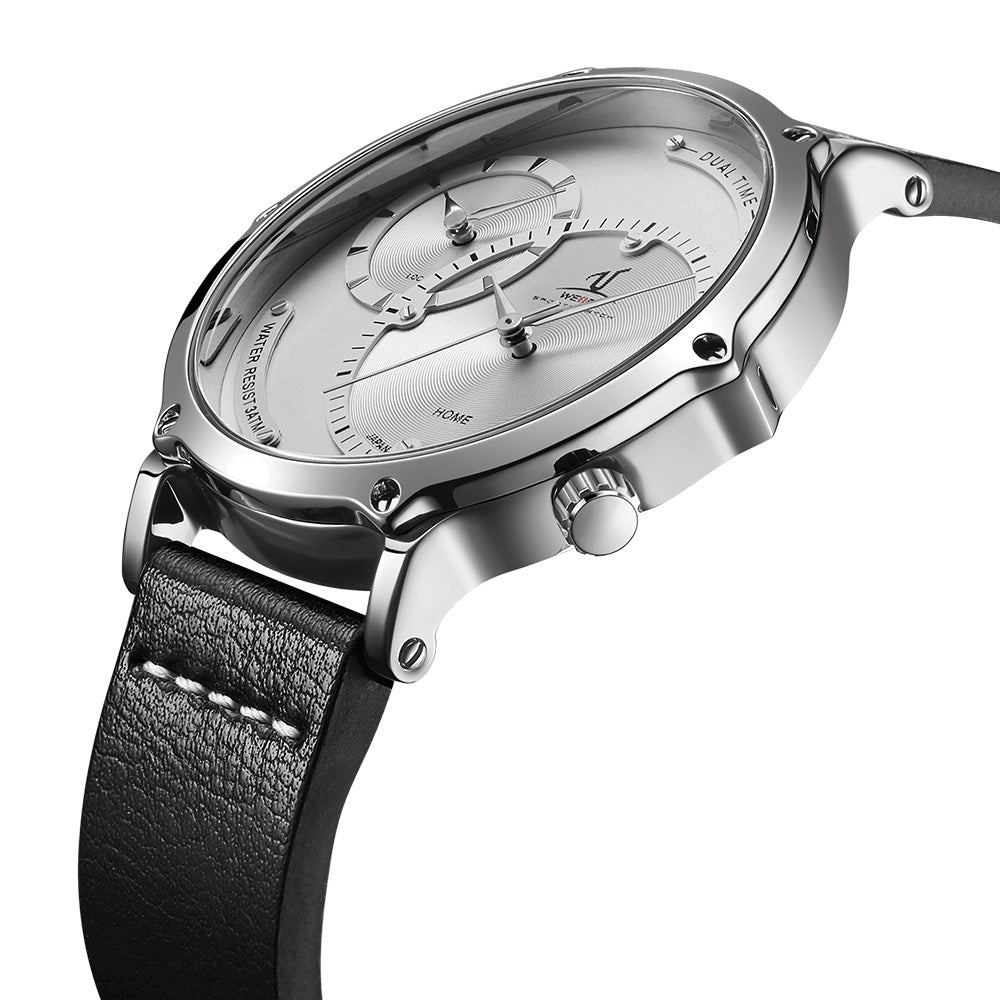 WEIDE Archer Dual Time 46mm Watch