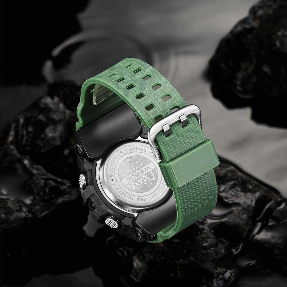 WEIDE Dakar Adventure Black/Green Watch