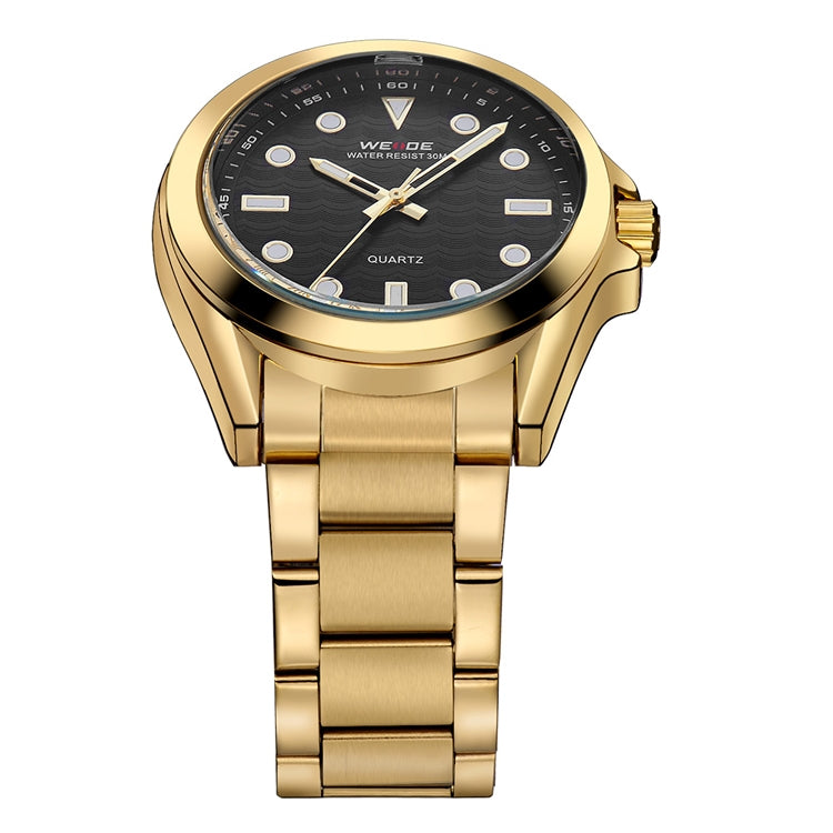 WEIDE Classic Quartz 40mm Gold/Black Edition Syrup Watch