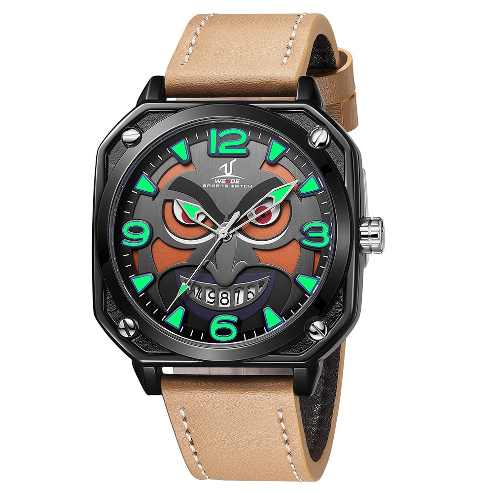 WEIDE Joker 44mm Luminous Beige Watch