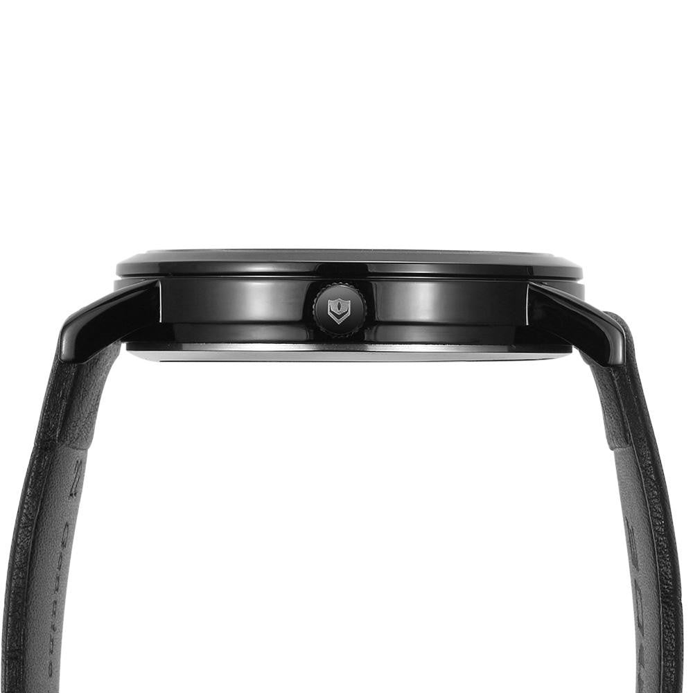 WEIDE Classic Quartz 40mm Leather Black/Navy Watch