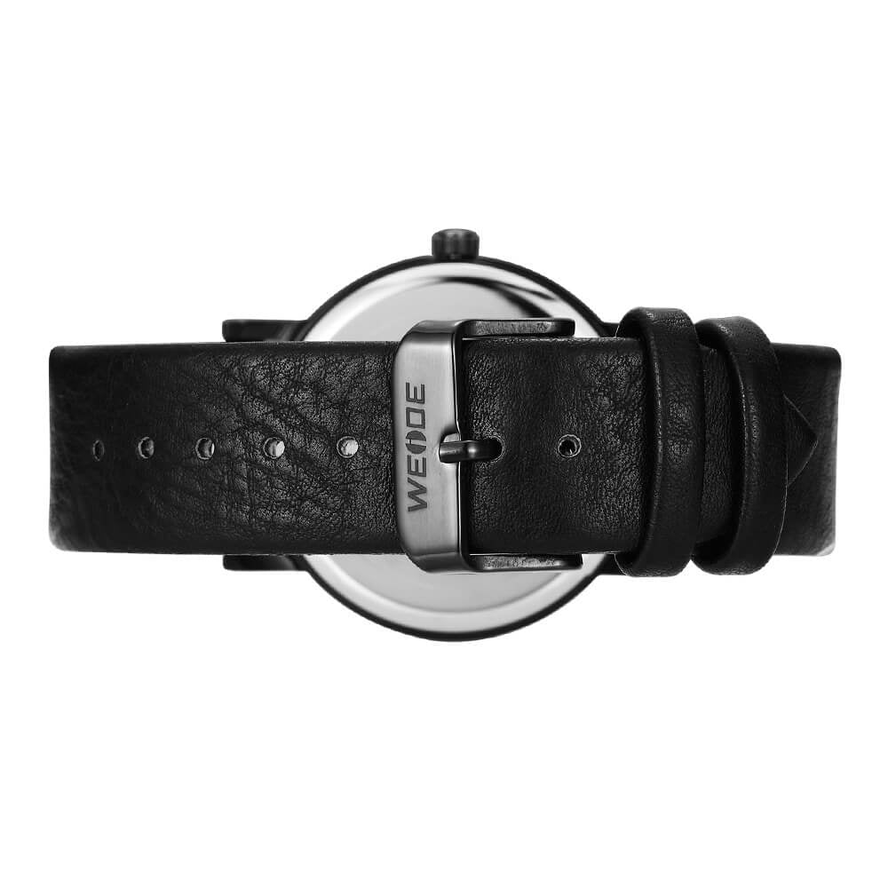 WEIDE Classic Quartz 40mm Leather Black/Navy Watch