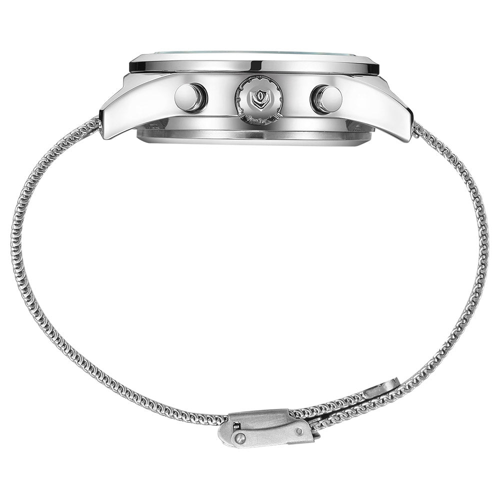 WEIDE Classic Mila Dual Time Silver Watch