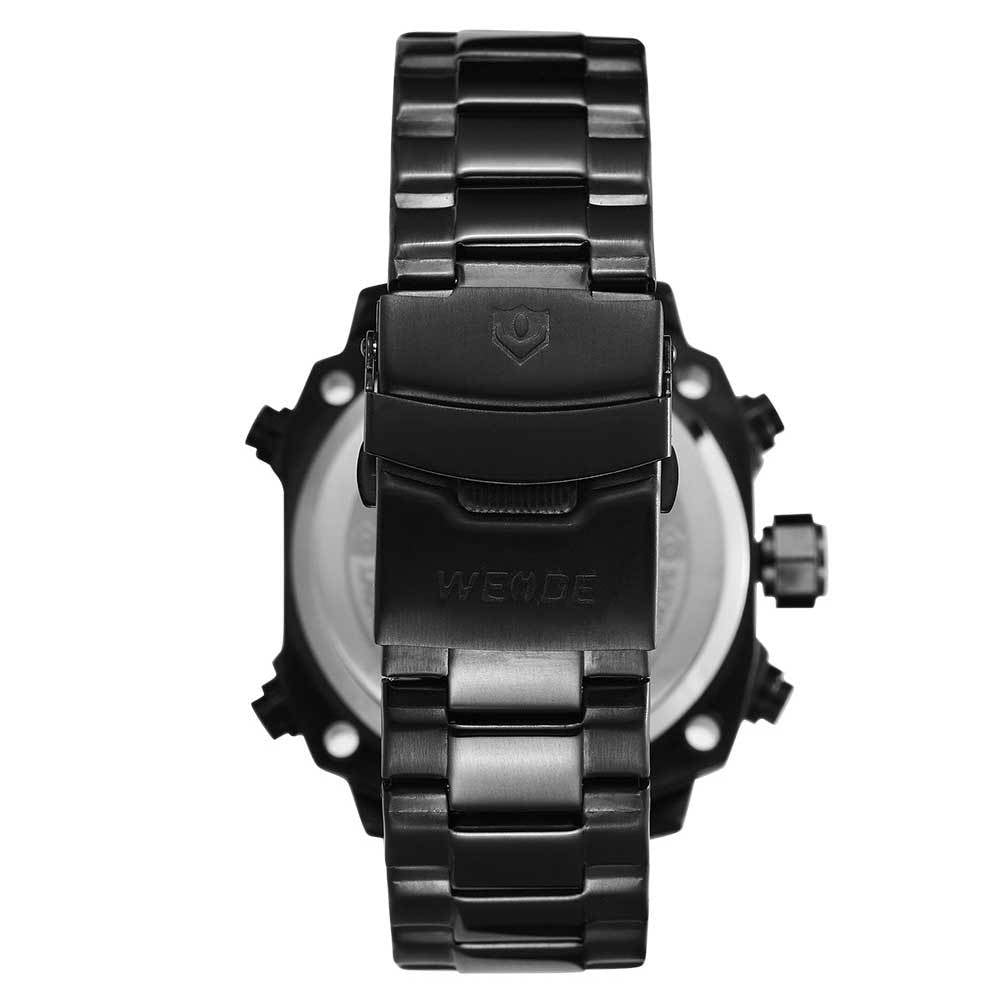 WEIDE Delta Ion Steel Black/Yellow Watch
