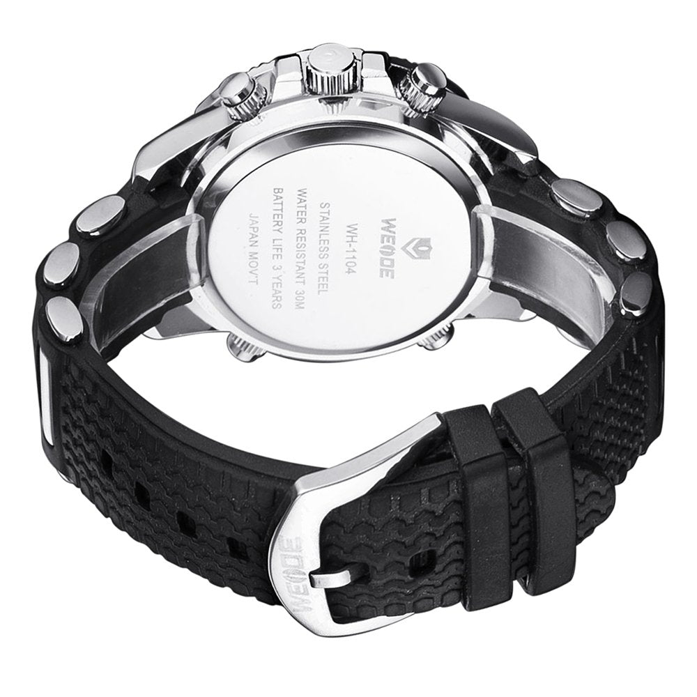 WEIDE Rainmaker Sport Steel Infused White/Silver Watch