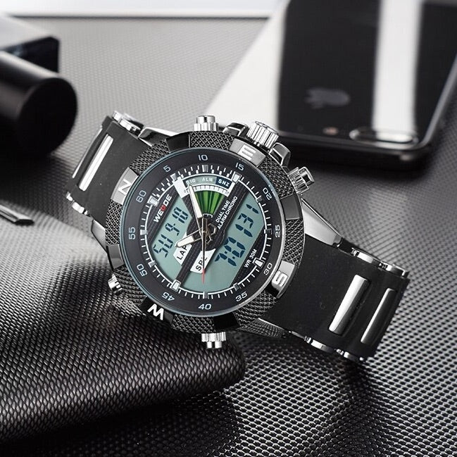 WEIDE Rainmaker Sport Steel Infused White/Silver Watch