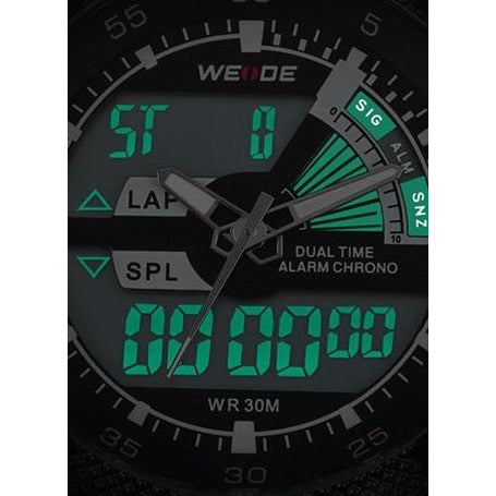 WEIDE Rainmaker Sport Steel Infused Rose Gold Trim Watch