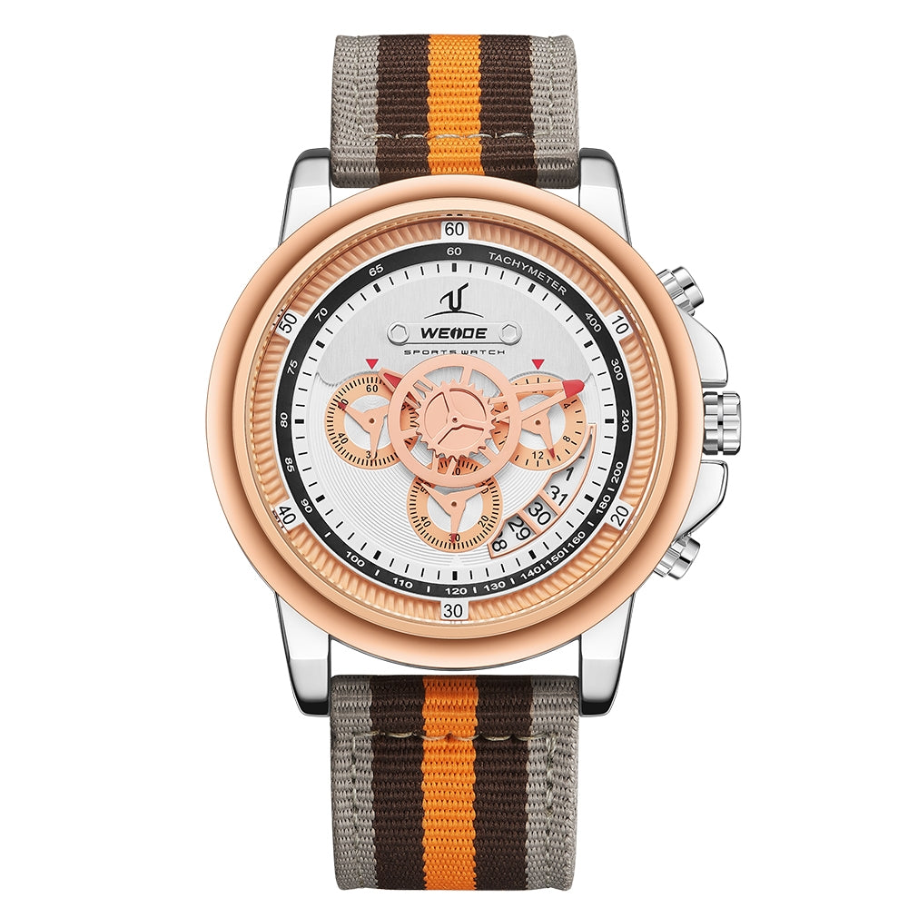 WEIDE Europa Chronograph Nylon Earth Watch