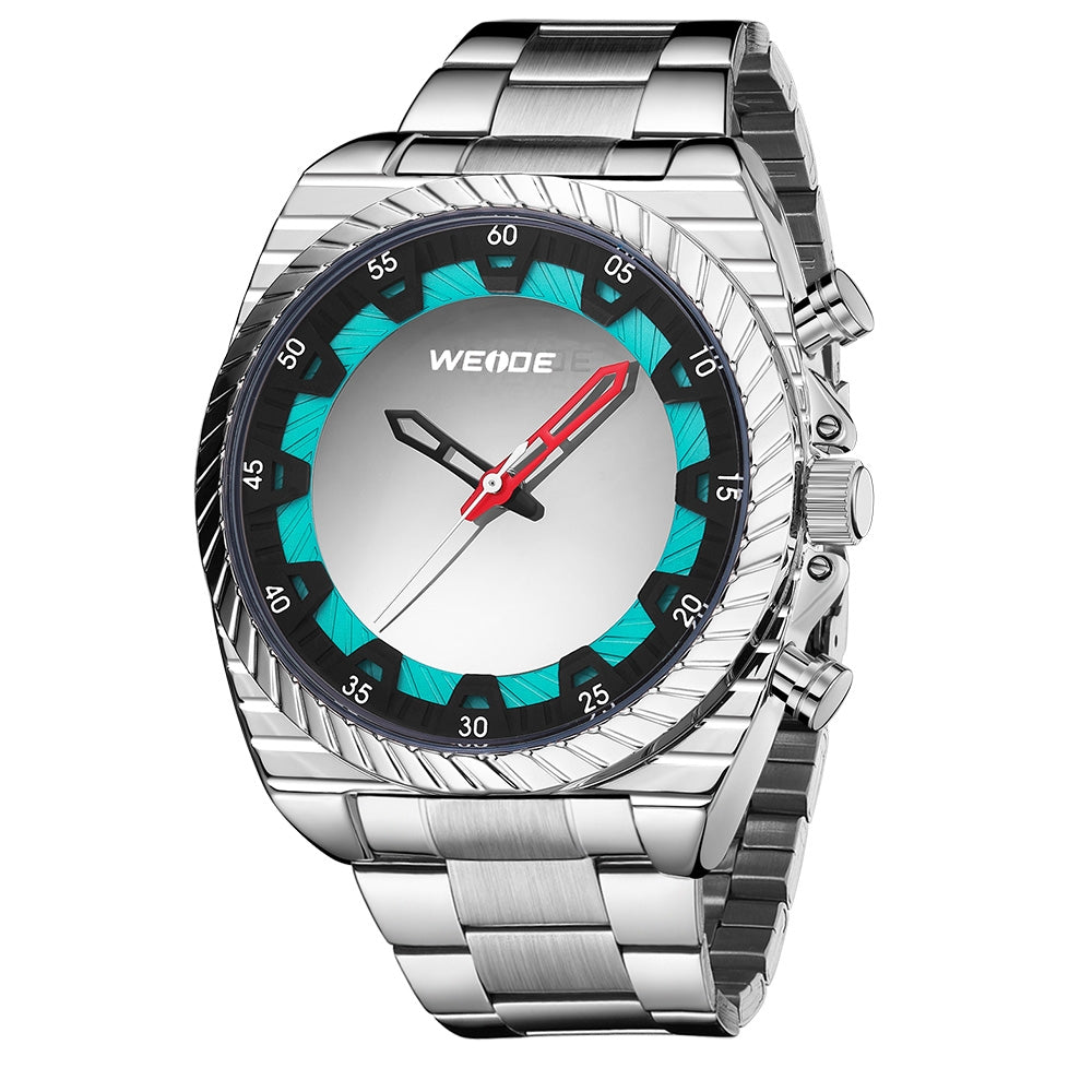 WEIDE Flash UV Steel Silver Watch