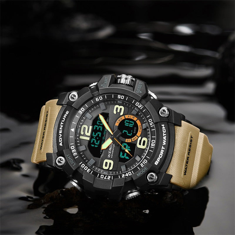 WEIDE Dakar Adventure Black/Tan Trim Watch