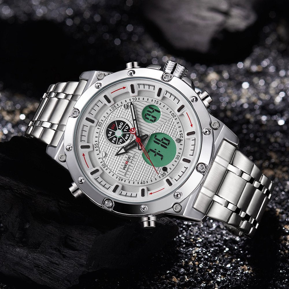 WEIDE Goblin Steel White Watch
