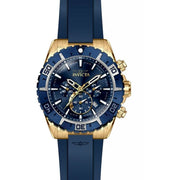 INVICTA Men's Aviator Silicone Blue 49mm Watch