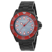 INVICTA Men's Pro Diver 44mm Black Ion / Slate Grey / Red 200m Watch