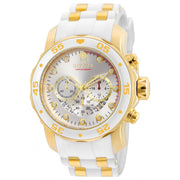 INVICTA Men's Pro Diver Colossus Chronograph Gold / Alpine Snow 48mm Watch