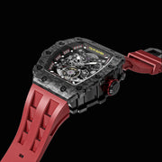 TSAR BOMBA Carbon Fiber Men's Automatic Watch TB8208CF-02 Red