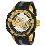 INVICTA Men's Automatic Rally Silicone Gold Watch