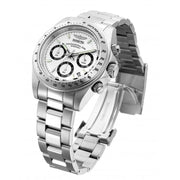 INVICTA Men's Speedway 39.5mm Silver/White Watch