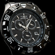 INVICTA Men's Classic Racer Black / Gunmetal Chronograph Watch