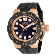 INVICTA Men's Pro Diver Explorer 51mm 100m Rose Gold/Blue Dial Silicone Strap Watch