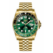 INVICTA Men's 43mm Jubilee Automatic Pro Diver Gold Edition/Green Watch