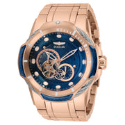 INVICTA Men's Bolt 51mm Automatic Steel Rose Gold / Blue Watch