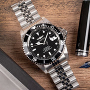 INVICTA Men's 42mm Jubilee Automatic Pro Diver Silver/Black Watch