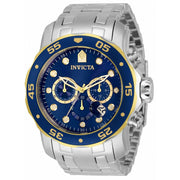 INVICTA Men's Colossus Pro Diver Silver/Blue/Gold Watch