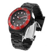 INVICTA Men's Pro Diver 44mm Black Ion / Slate Grey / Red 200m Watch