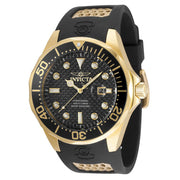 INVICTA Men's Pro Diver 47mm Carbon Dial Black / Gold 200m Watch