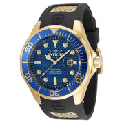 INVICTA Men's Pro Diver 47mm Carbon Dial Blue / Gold 200m Watch