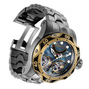 INVICTA Men's Reserve Venom Aluminium Dual Turbine Power Reserve Automatic Khaki / Titanium / Black Watch