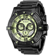 INVICTA Men's Luminary trigalight H3 52mm Chronograph Black Watch