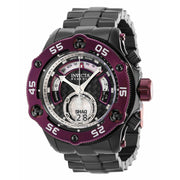 INVICTA Men's SHAQ 52mm Glass Fiber Black/Burgandy Diamond Edition Watch