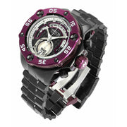 INVICTA Men's SHAQ 52mm Glass Fiber Black/Burgandy Diamond Edition Watch