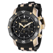 INVICTA Men's Elite Pro Diver 50mm Gold / Carbon Black Chronograph Watch