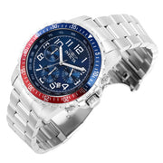 INVICTA Men's Classic Tachy PEPSI 45mm Steel Chronograph Watch