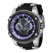 INVICTA Men's Marvel Limited Edition Black Panther Chronograph Silver / Purple Watch