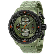 INVICTA Men's Aviator Wingman 48mm Military Green Chronograph Watch