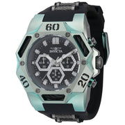 INVICTA Men's Coalition Forces 48mm Chronograph Steel Infused Silicone Mint Green Watch