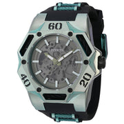 INVICTA Men's Coalition Forces 48mm Automatic Steel Infused Silicone Mint Green Watch