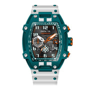 INVICTA Men's S1 Rally DIABLO 48mm Green / Blue / Snow Chronograph Watch