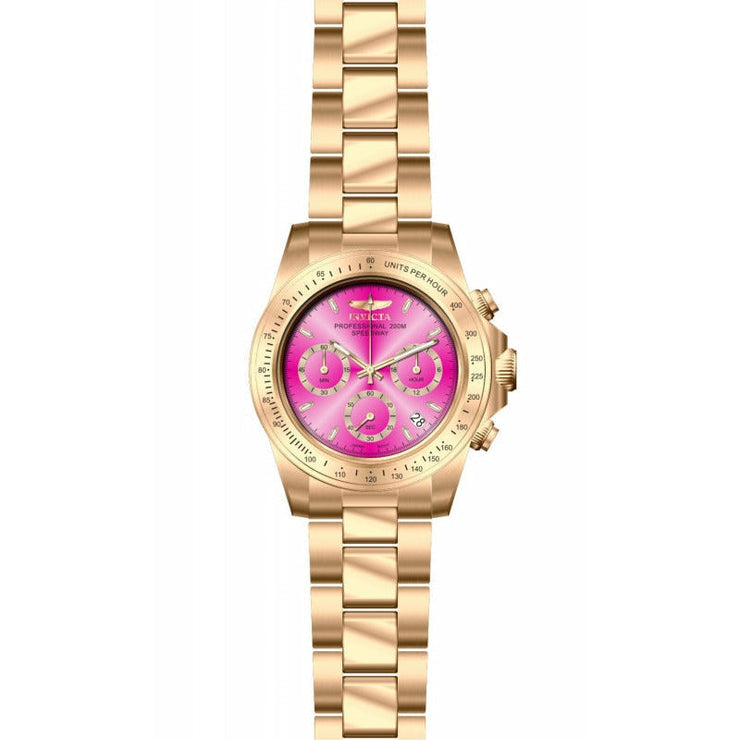 INVICTA Speedway Lady 39mm Rose Gold/Pink Watch